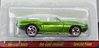 Hot Wheels Classics '69 Camaro Spectraflame Green