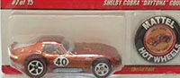 Hot Wheels Classics Shelby Cobra Daytona Coupe Spectraflame Orange