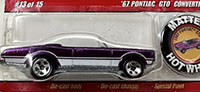 Hot Wheels Classics '67 Pontiac GTO Convertible Spectraflame Purple