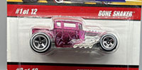 Hot Wheels Classics Bone Shaker Spectraflame Pink Walgreens 3 pack number 1