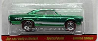 Hot Wheels Classics 1970 Plymouth Roadrunner Spectraflame Green