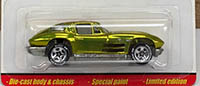 Hot Wheels Classics 1963 Corvette Spectraflame Yellow