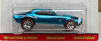 Hot Wheels Classics 1967 Camaro Spectraflame Ice Blue 7 spoke