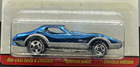 Hot Wheels Classics Corvette Stingray Spectraflame Blue