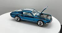 Hot Wheels Classics 1968 Mustang Spectraflame Ice Blue