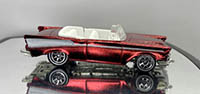 Hot Wheels Classics 1957 Chevy Bel Air Convertible Spectraflame Red