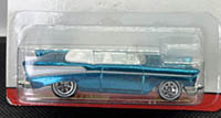 Hot Wheels Classics 1957 Chevy Bel Air Convertible Spectraflame Ice Blue