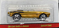 Hot Wheels Classics 1967 Camaro Convertible Spectraflame Gold
