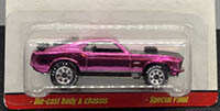 Hot Wheels Classics Mustang Mach 1 Spectraflame Pink 7 Spoke Wheels