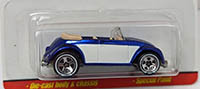 Hot Wheels Classics VW Bug Convertible Spectraflame Blue