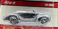 Hot Wheels Classics '40 Ford Chrome Walgreens 3 pack number 12