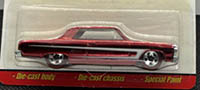 Hot Wheels Classics '65 Chevelle Malibu	 Spectraflame Red