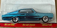Hot Wheels Classics '67 Dodge Charger Spectraflame Ice Blue