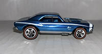 Hot Wheels Classics 1967 Camaro Spectraflame Ice Blue 5 spoke